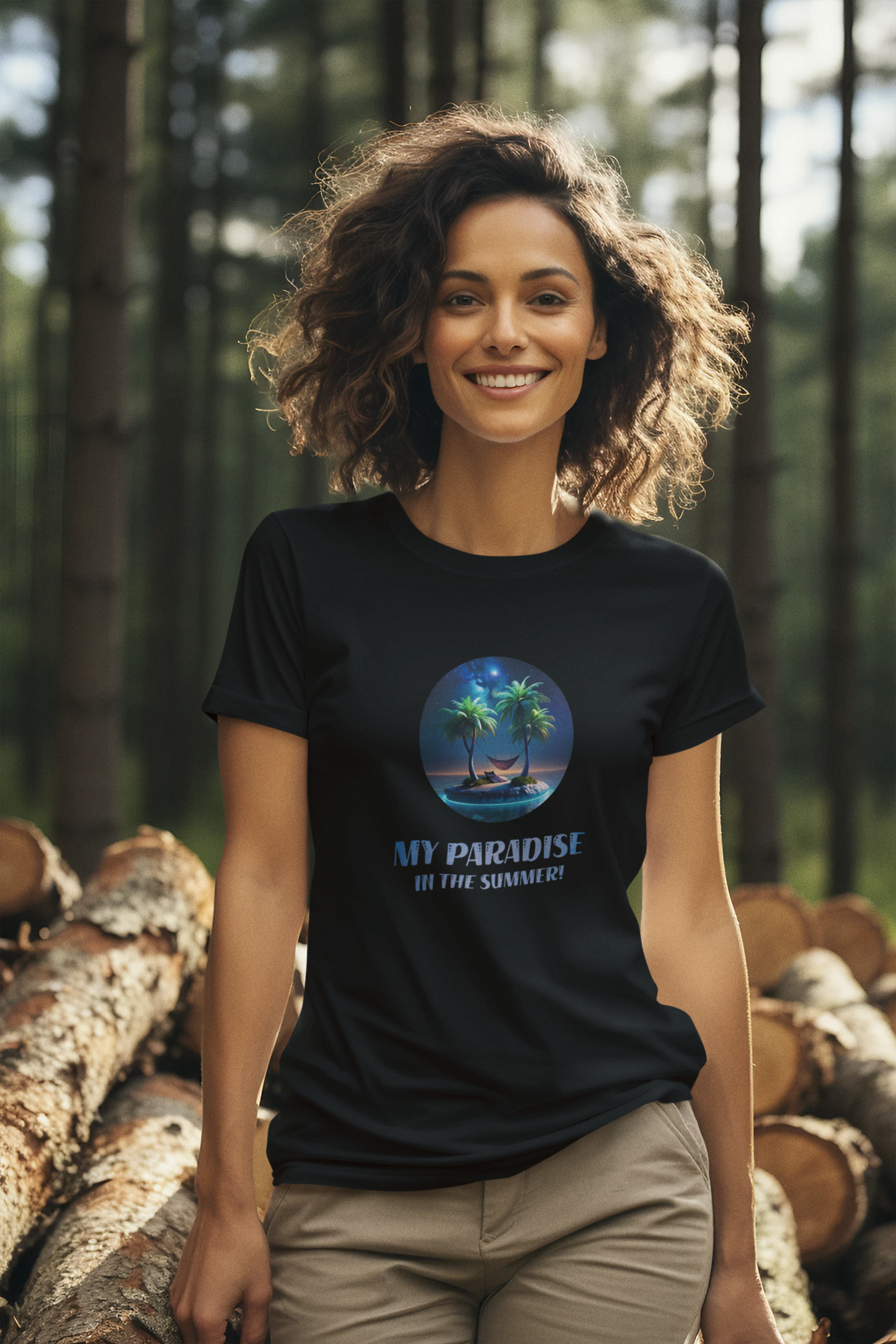 Damen T-Shirt My Paradise