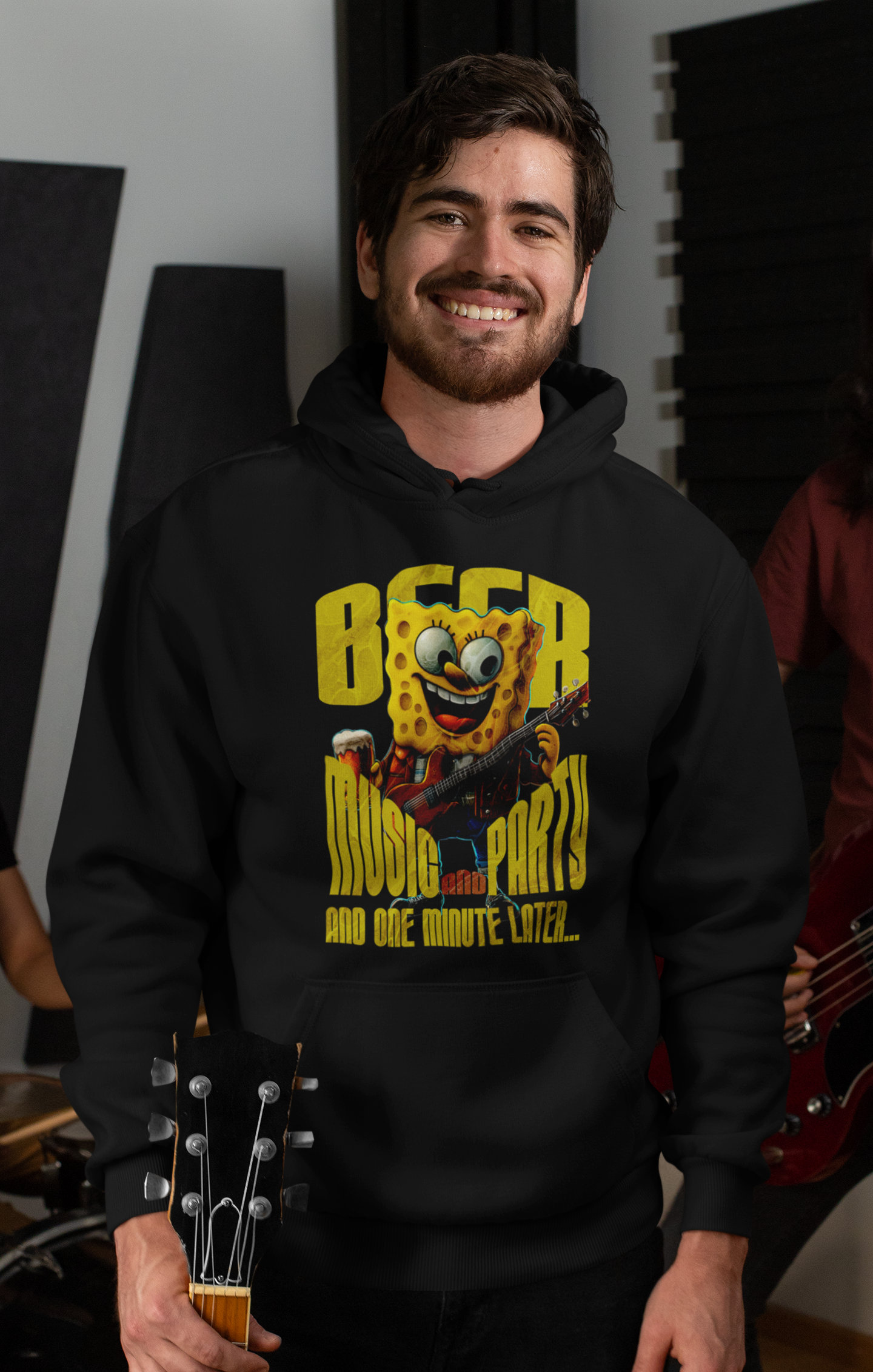 Hoodie Beer Music and Party
