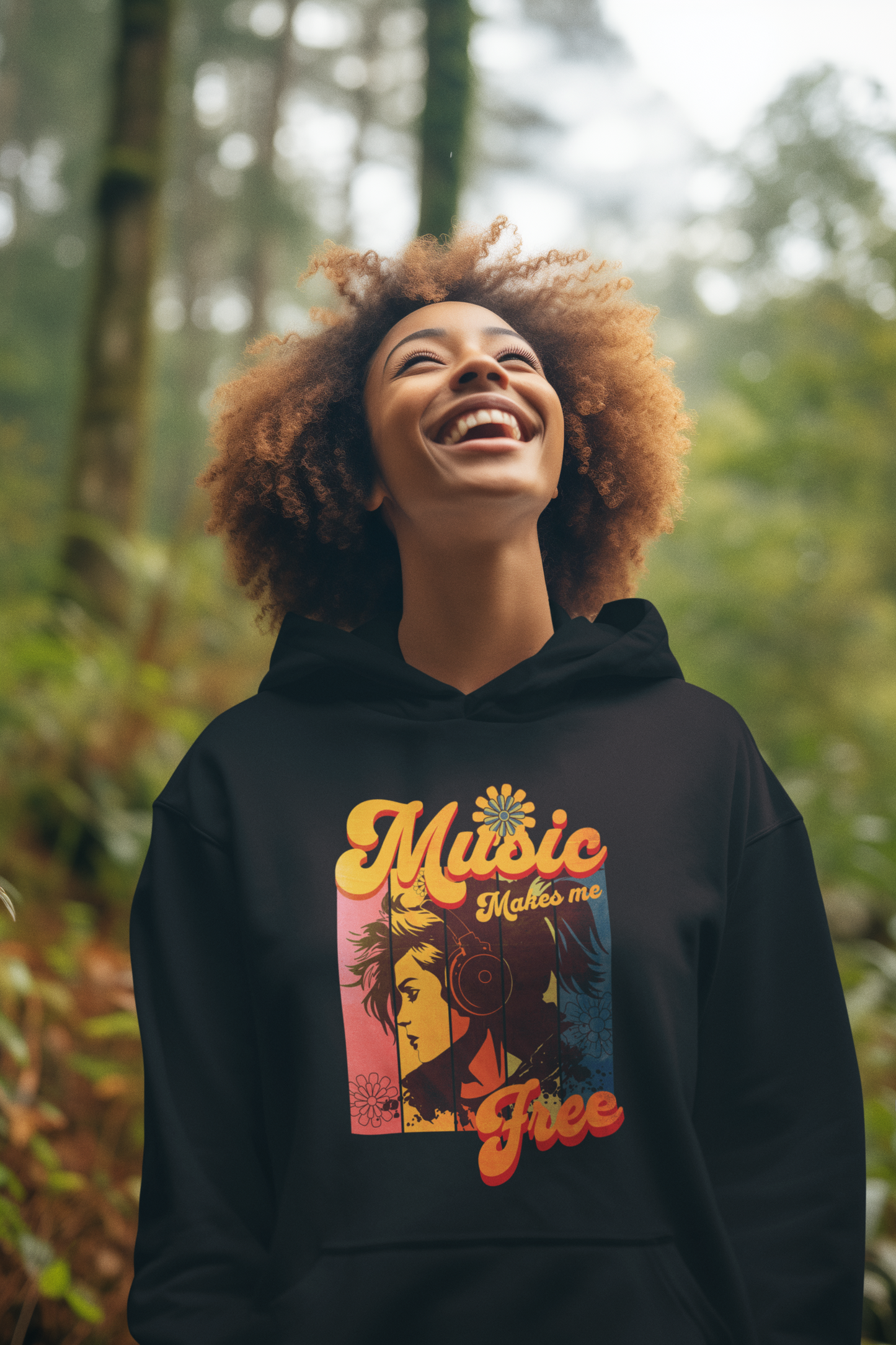 Hoodie Music makes me Free
