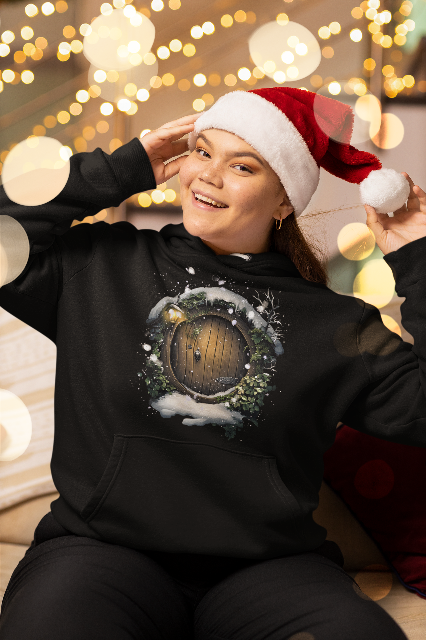 Hoodie Winter Magic Door