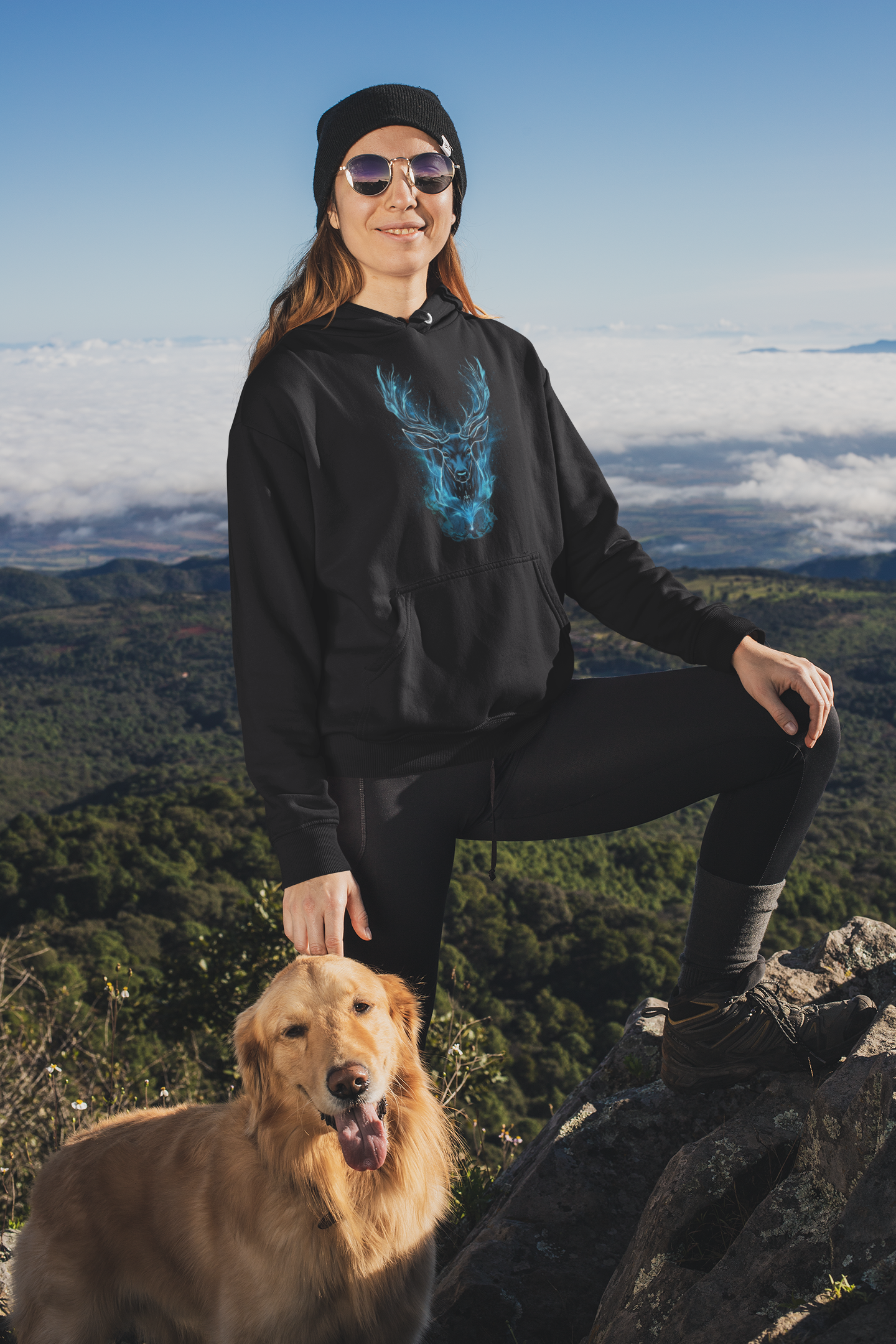 Hoodie Magic Blue Hunt