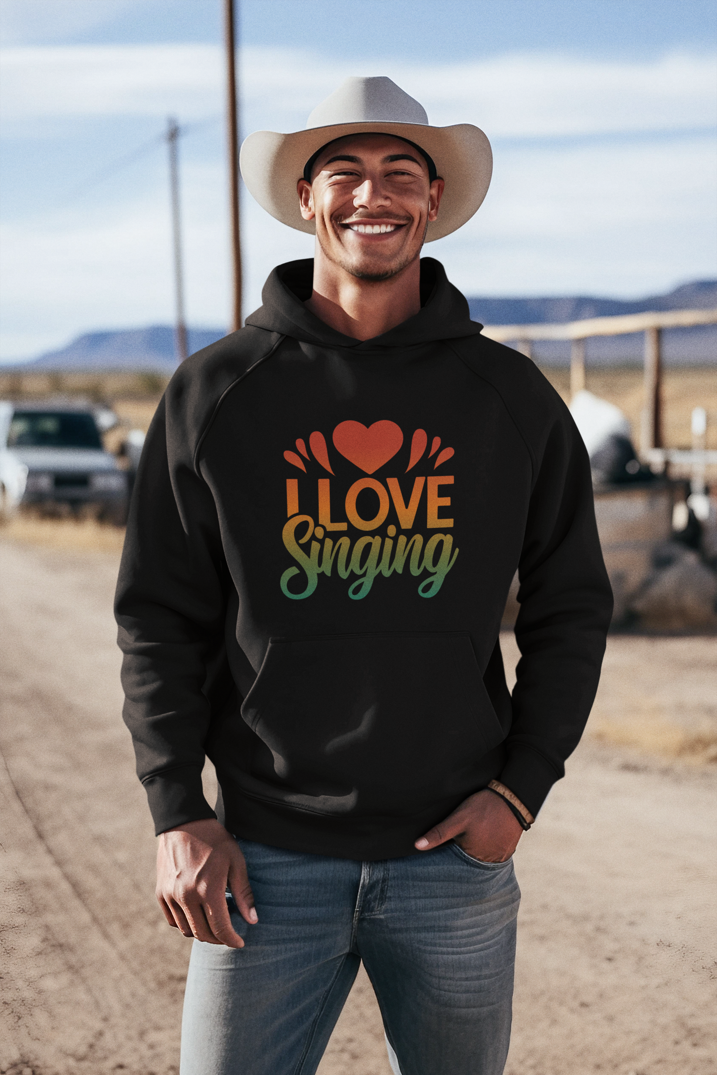 Hoodie I Love Singing
