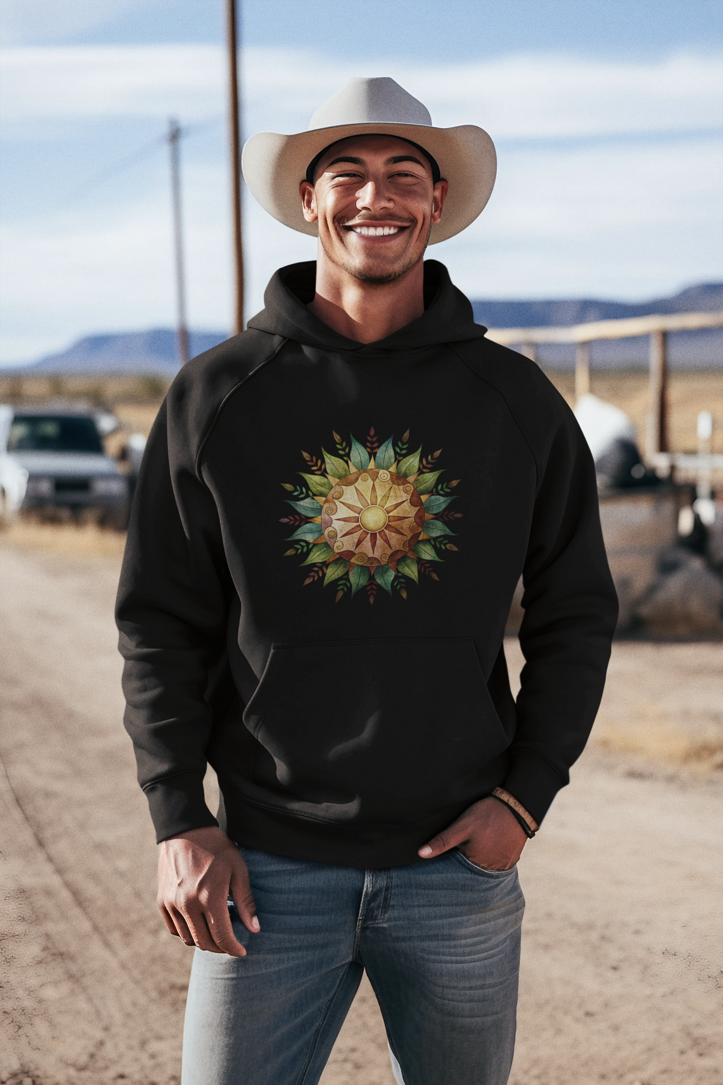 Hoodie Sommermandala