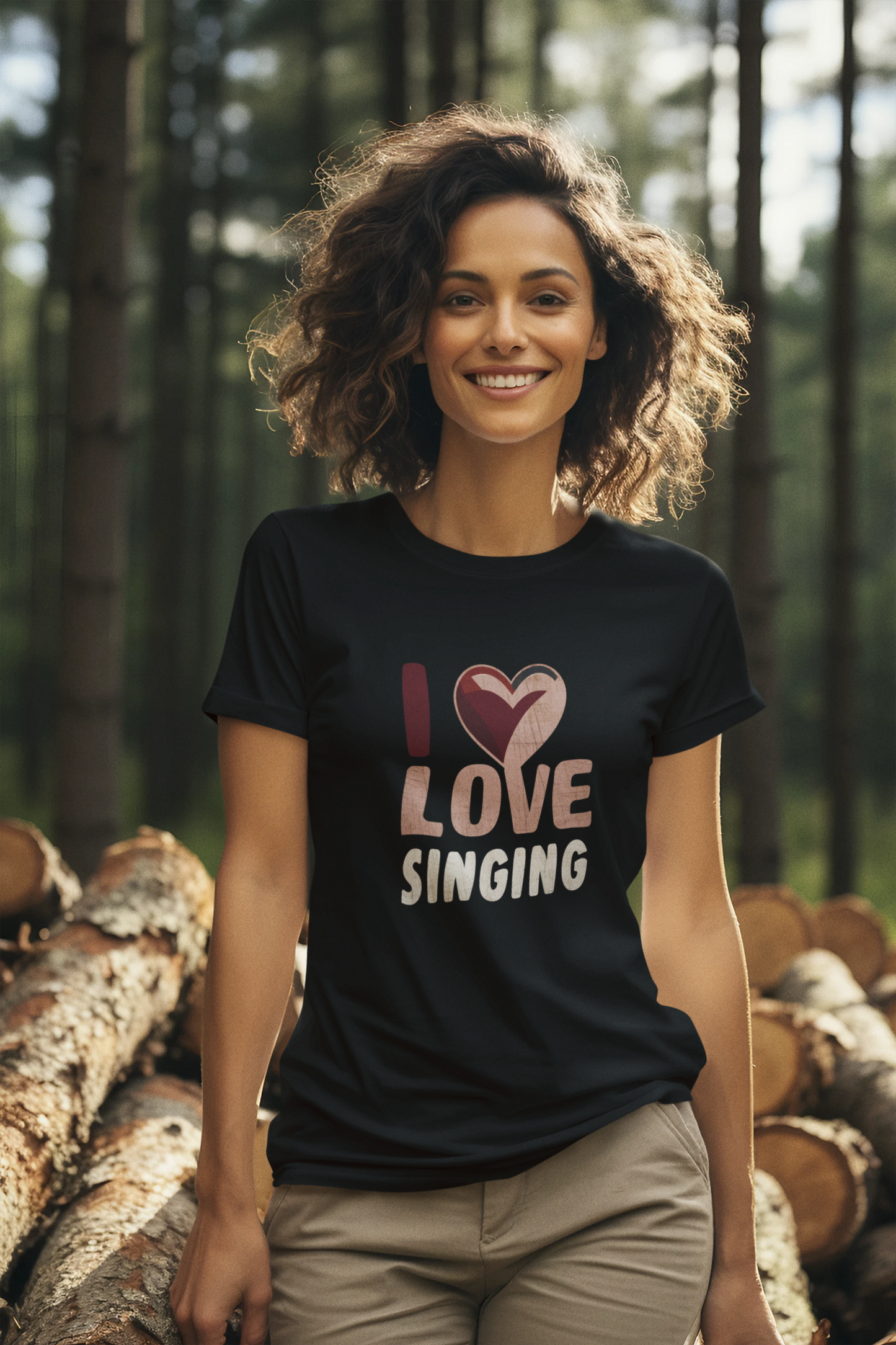 Love Singing_Classic Organic Shirt Women