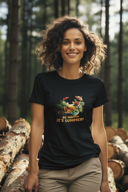 Be Happy_Classic Organic Shirt Women