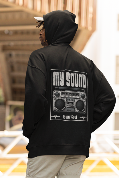 My Sound is my Soul_Backprint_Classic Hoodie - Mit Taschendruck