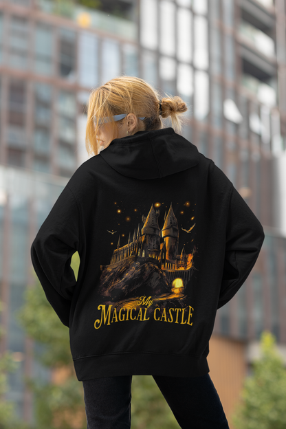My Magical Castle Backprint_Classic Hoodie - Mit Taschendruck