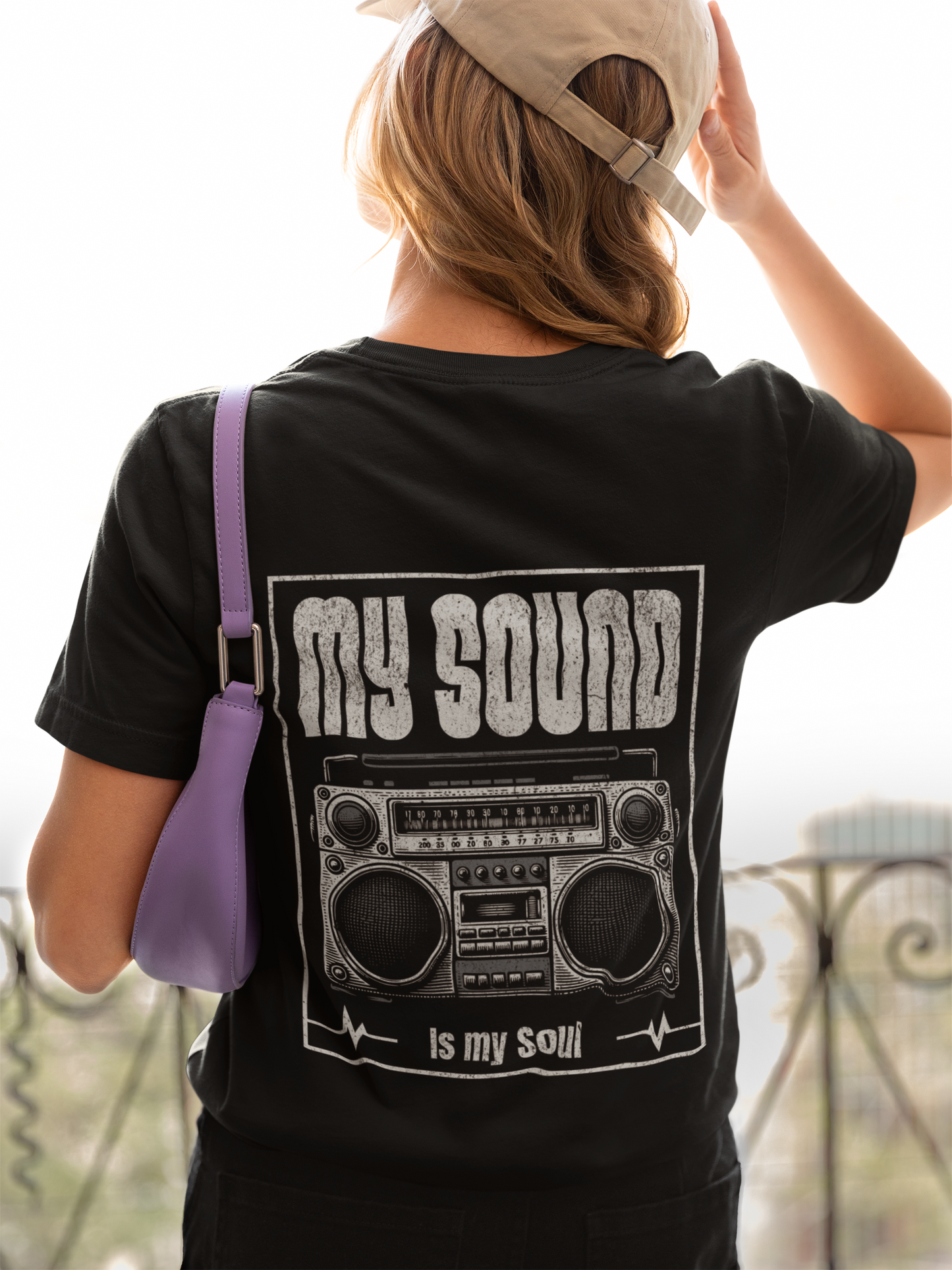 My Sound is my Soul_Backprint_Classic Organic Shirt Women