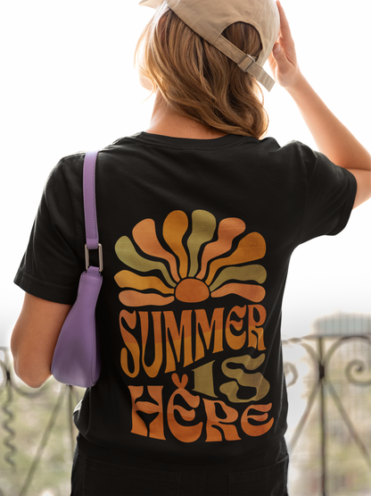 Summer is here_Backprint_Classic Organic Shirt Women