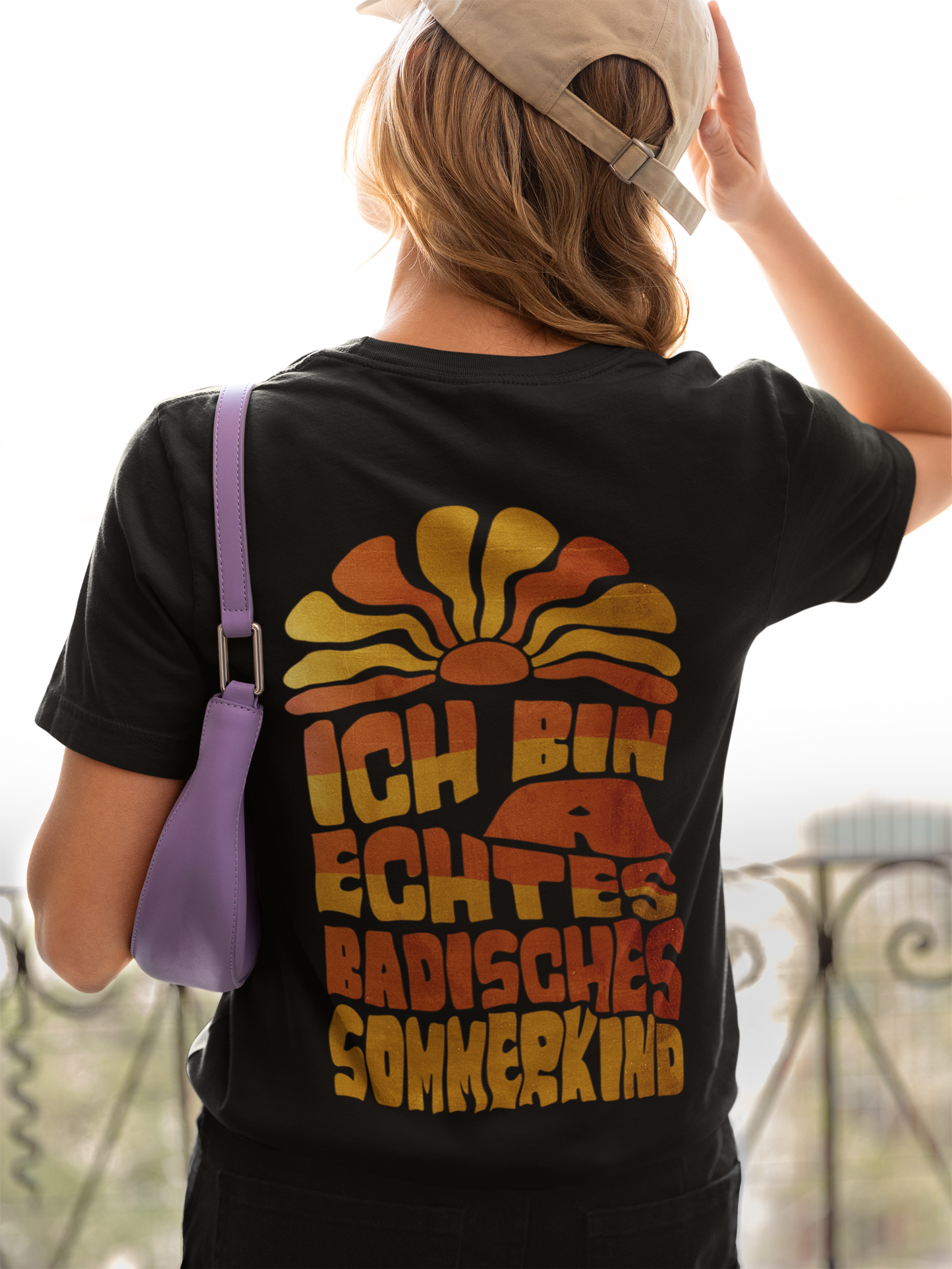 Ich bin a echtes badisches Sommerkind_Backprint_Classic Organic Shirt Women