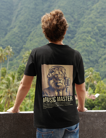 Music Master Backprint Basic Shirt Unisex