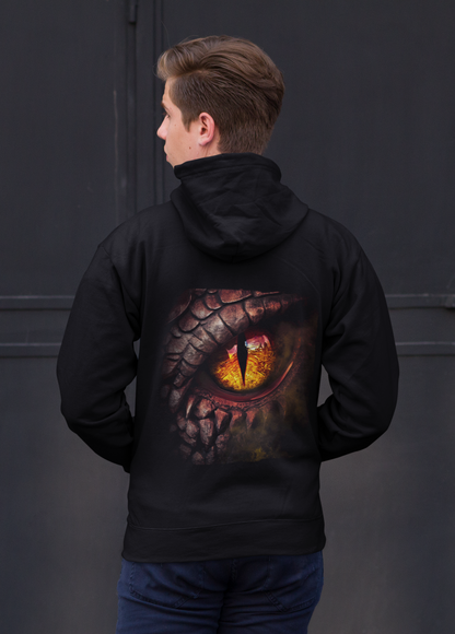 Dragon Eye Backprint_Classic Hoodie - Mit Taschendruck