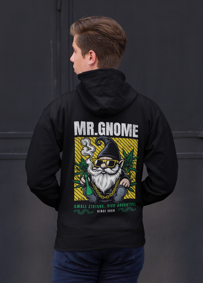 Mr. Gnome Backprint_Classic Hoodie - Mit Taschendruck