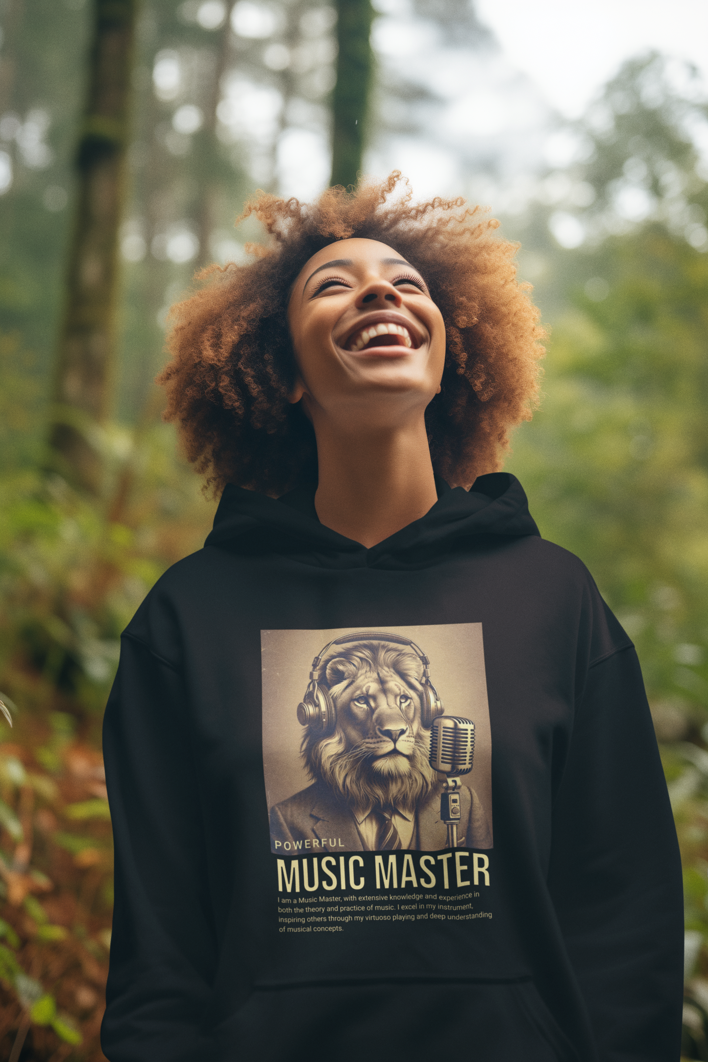 Music Master Classic Hoodie - Mit Taschendruck