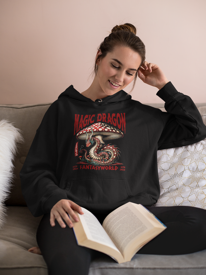 Magic Dragon_Classic Hoodie - Mit Taschendruck