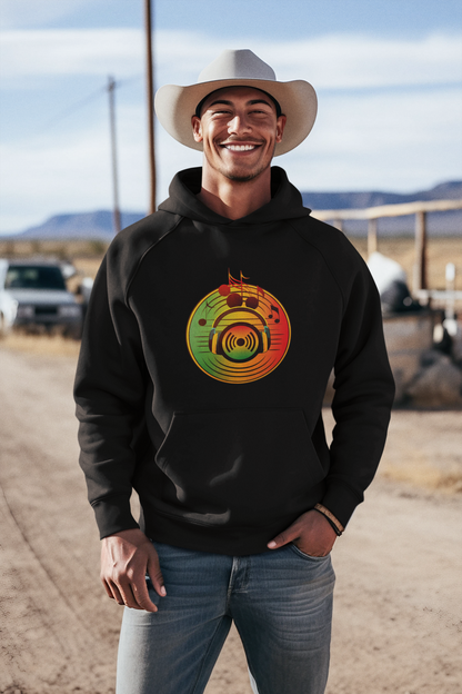 Music Circle_Classic Hoodie - Mit Taschendruck