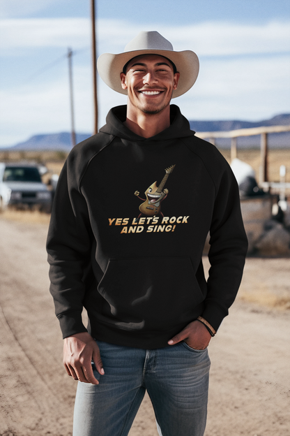 Lets Rock_Classic Hoodie - Mit Taschendruck