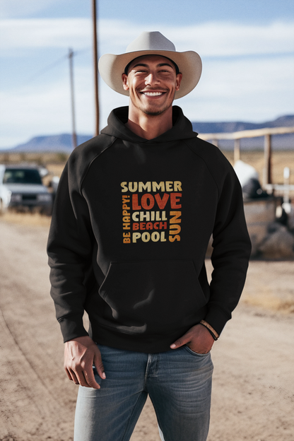 Summer Chill_Classic Hoodie - Mit Taschendruck