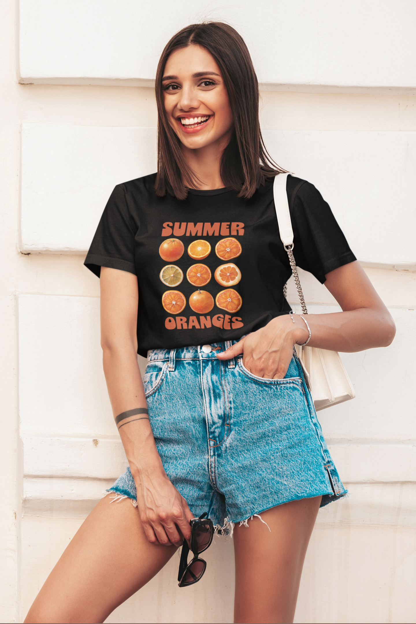 Summer Oranges_Classic Organic Shirt Women