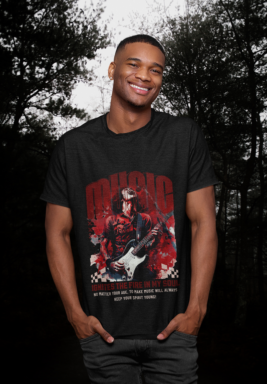 T-Shirt Music ignites the fire in my Soul Unisex