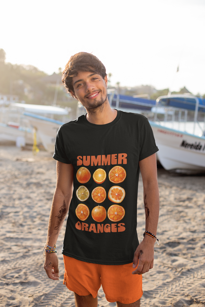 Summer Oranges_Basic Shirt Unisex