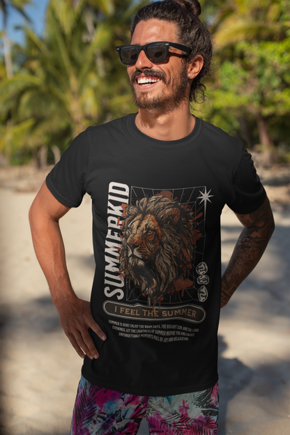 Summerkid_Lion_Basic Shirt Unisex